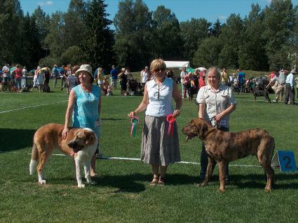 Clase cachorros ,  Mejor macho y hembra - Näyttely, Finland 2010
Mejor macho y hembra
Keywords: 2010