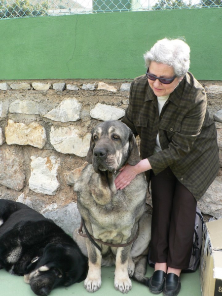 María Fernanda con Muga
